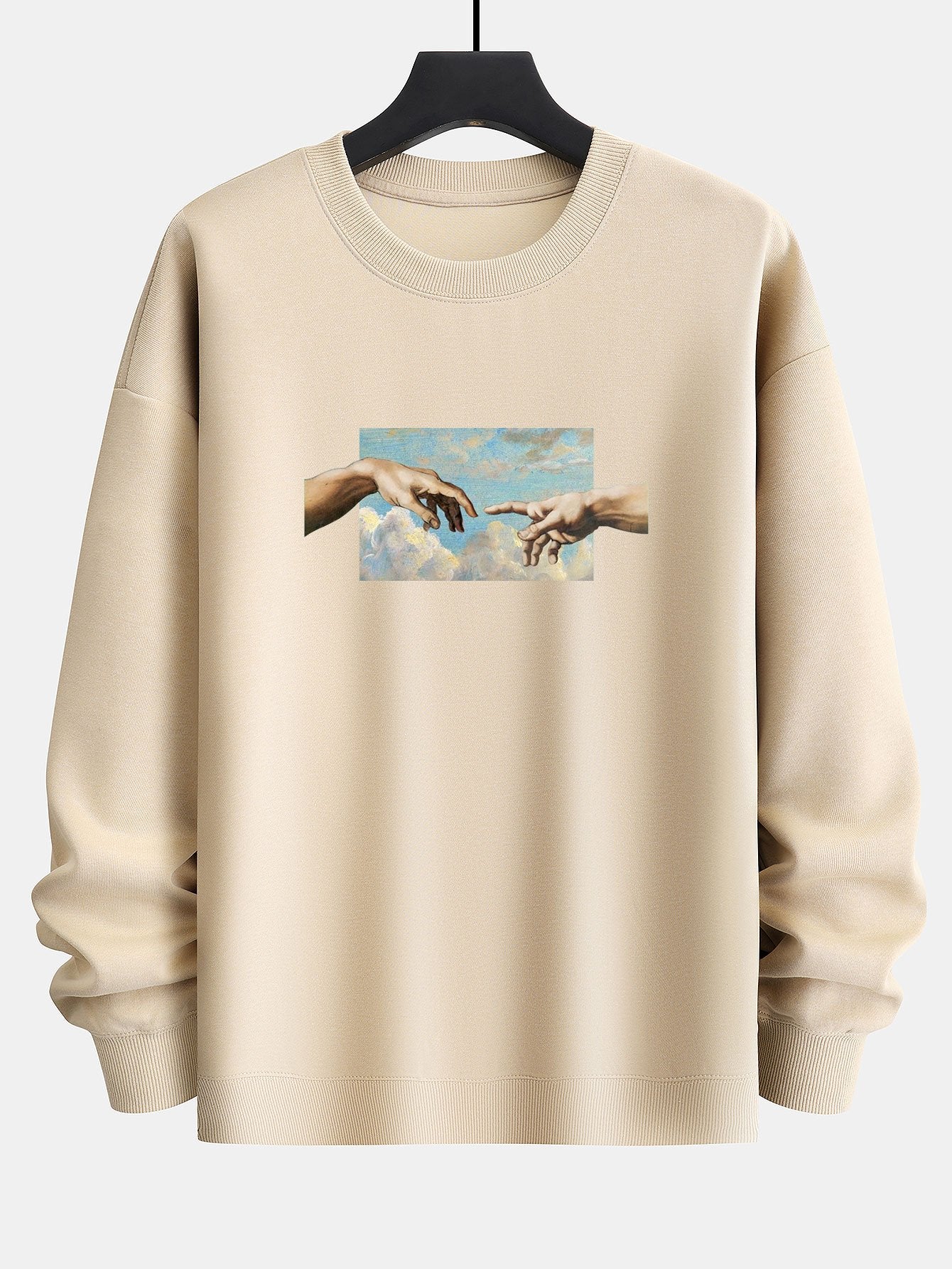 Create Adam Print Relax Fit Sweatshirt-Mitchell Shoes