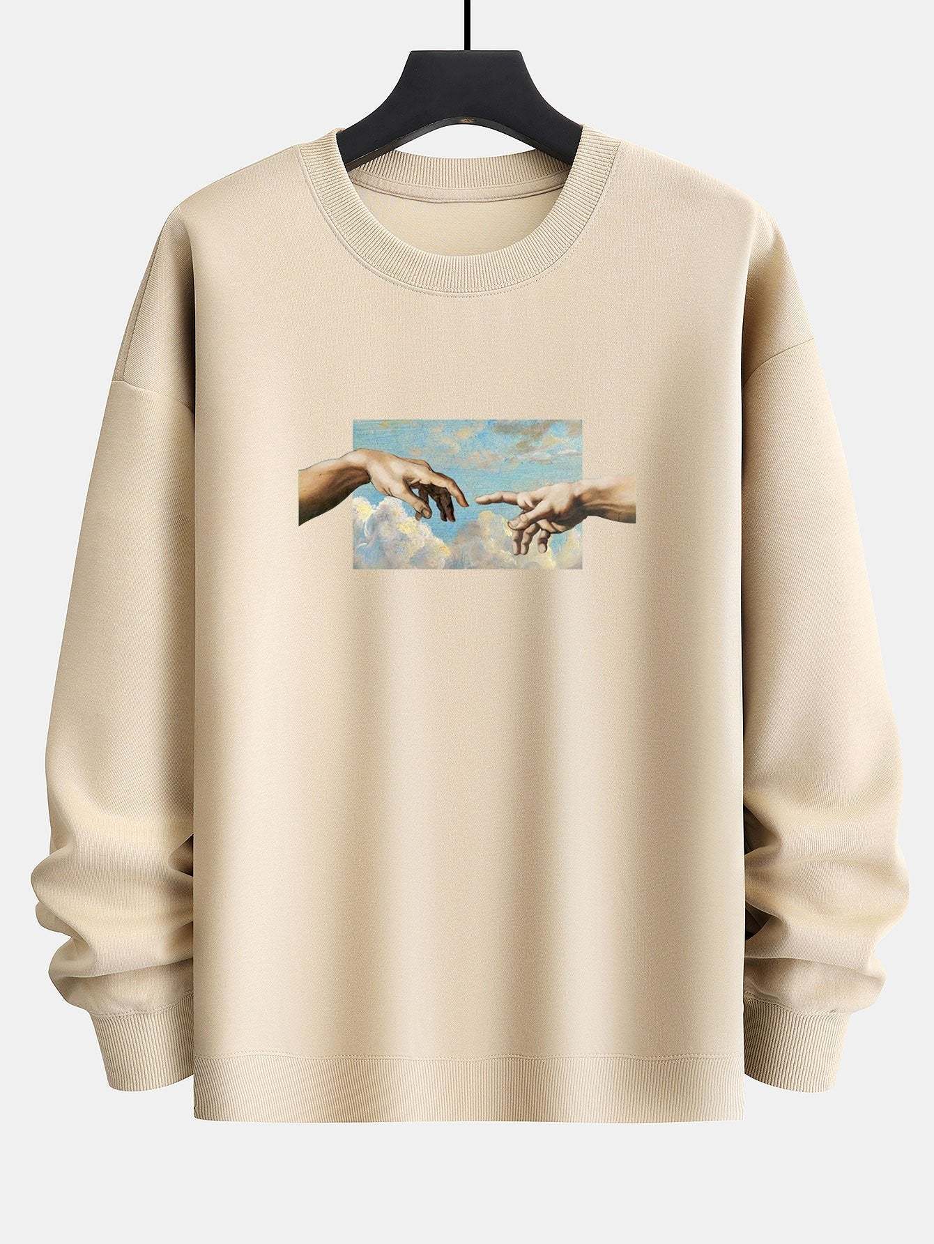 Create Adam Print Relax Fit Sweatshirt-Mitchell Shoes