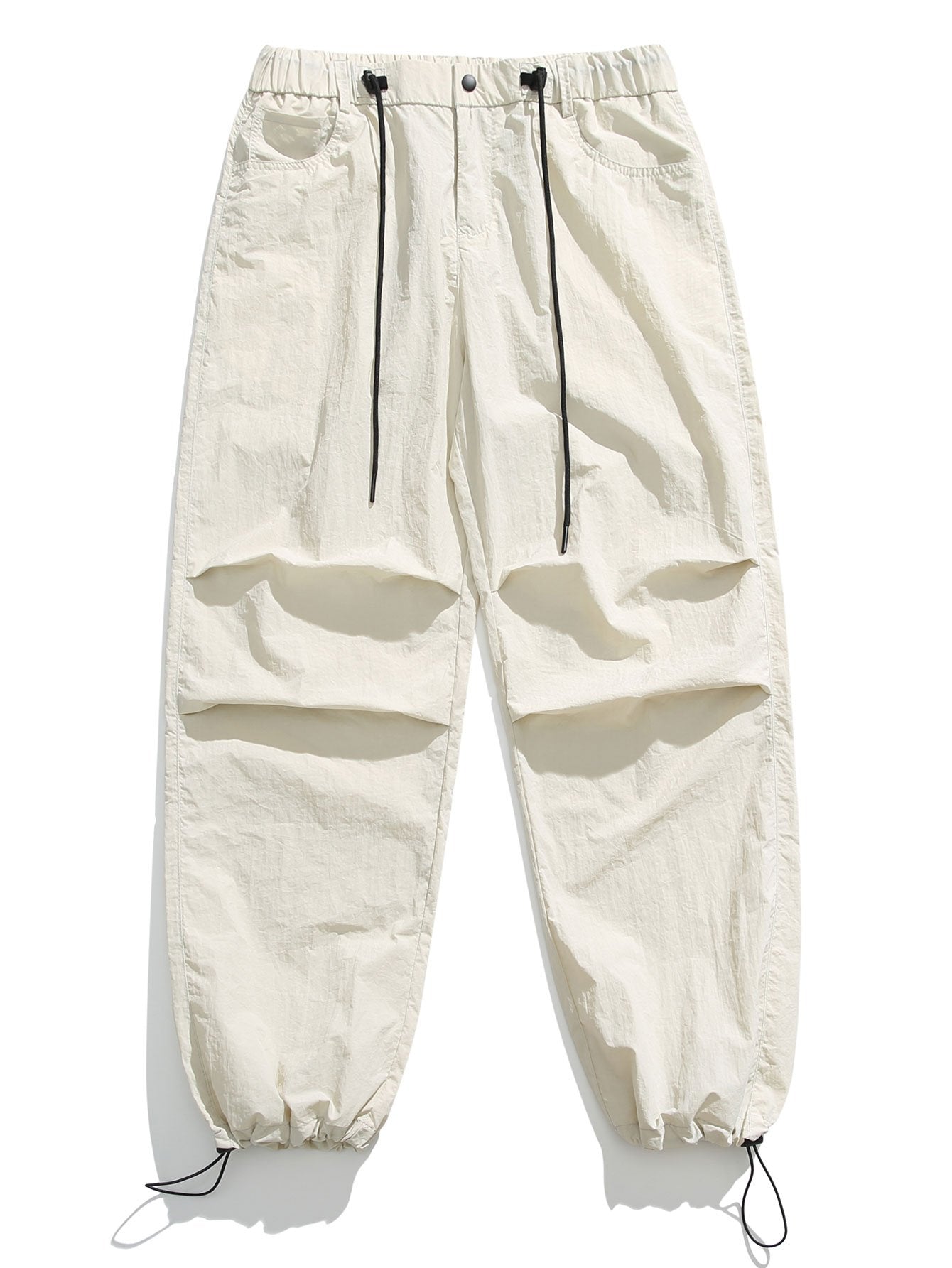 Elastic Waist Parachute Pants-Mitchell Shoes