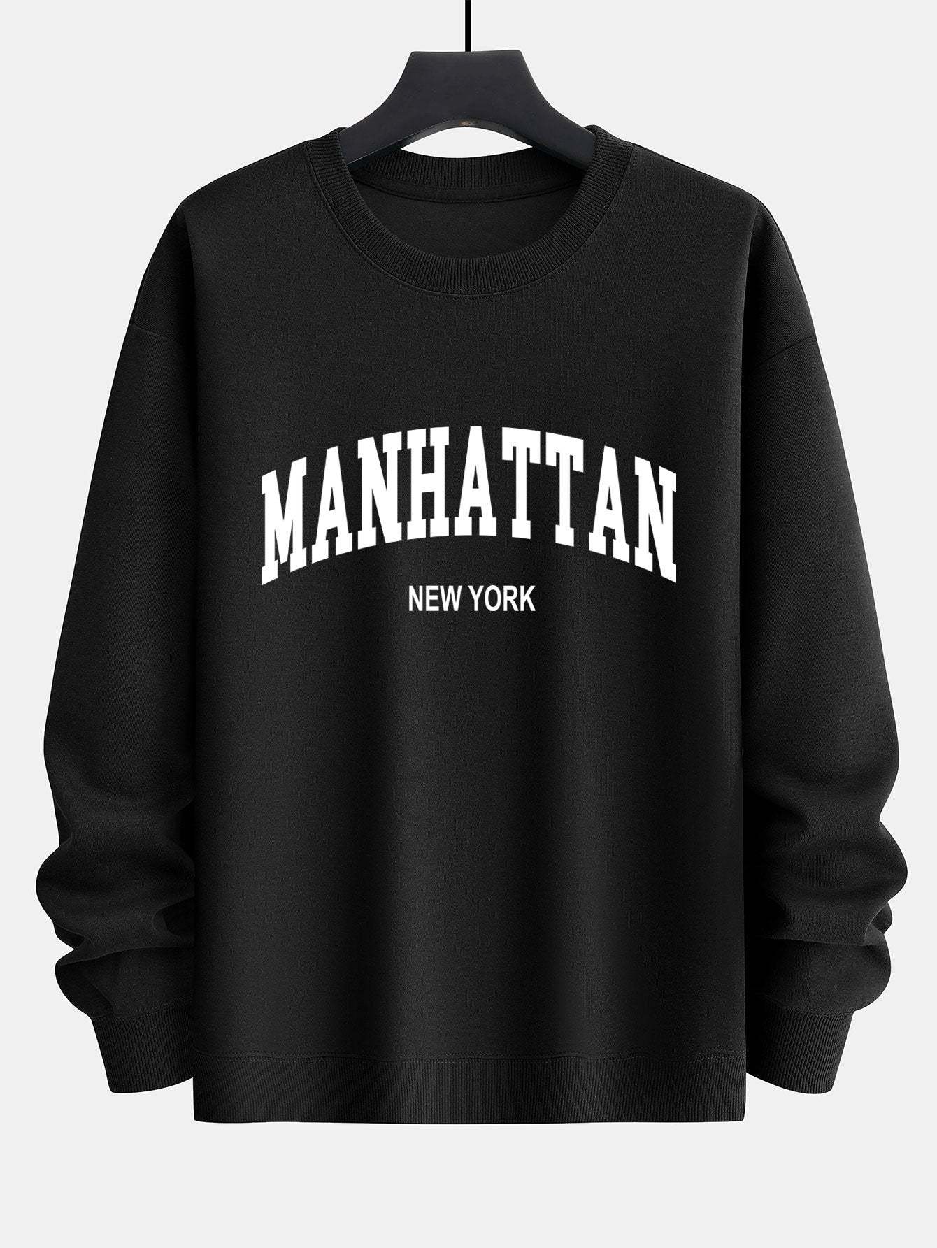 Manhattan Print Relax Fit Sweatshirt-Mitchell Shoes
