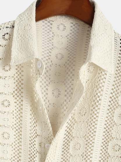 Textured Button Up Shirt-Mitchell Shoes