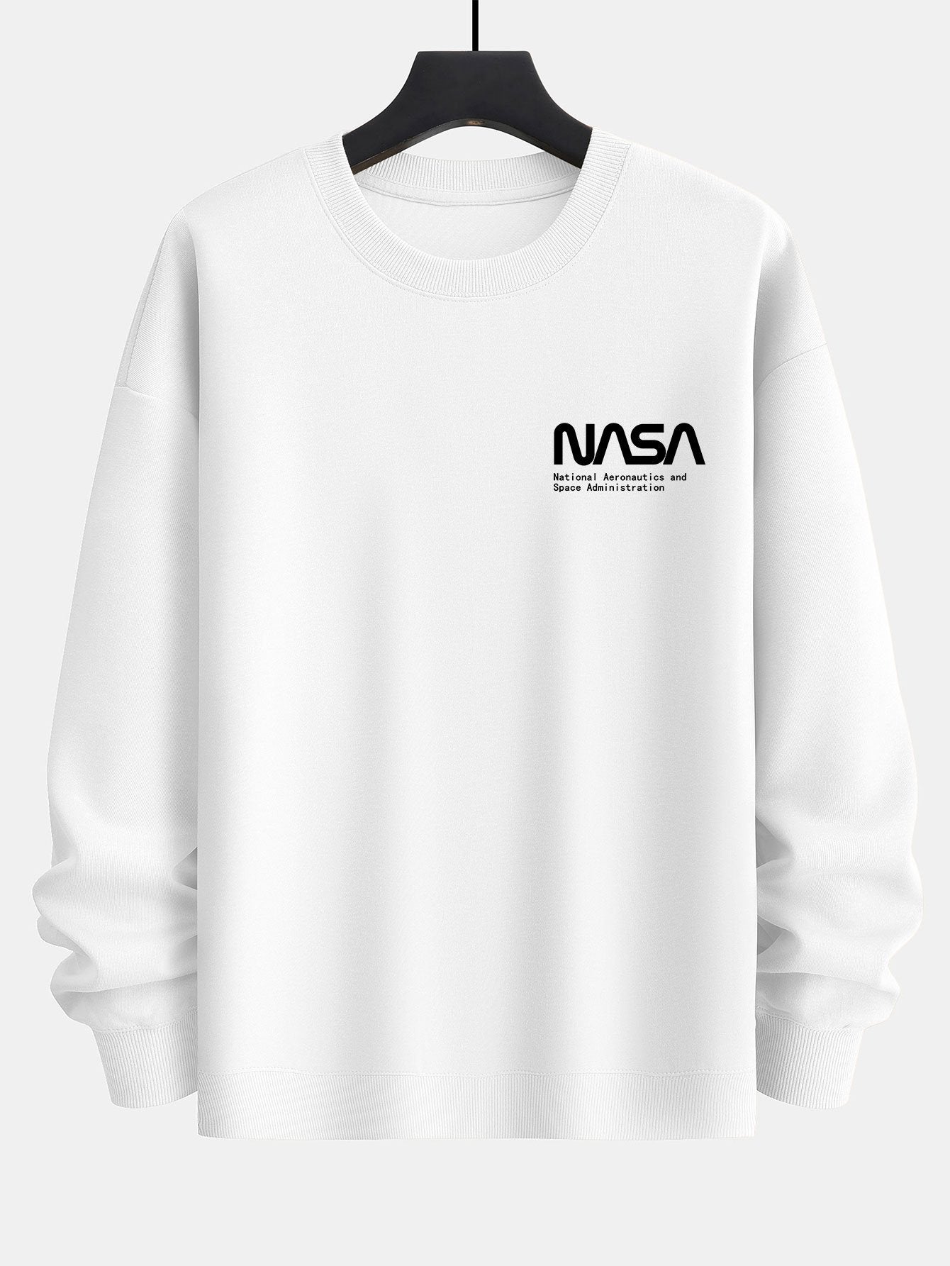 NASA Print Relax Fit Sweatshirt-Mitchell Shoes