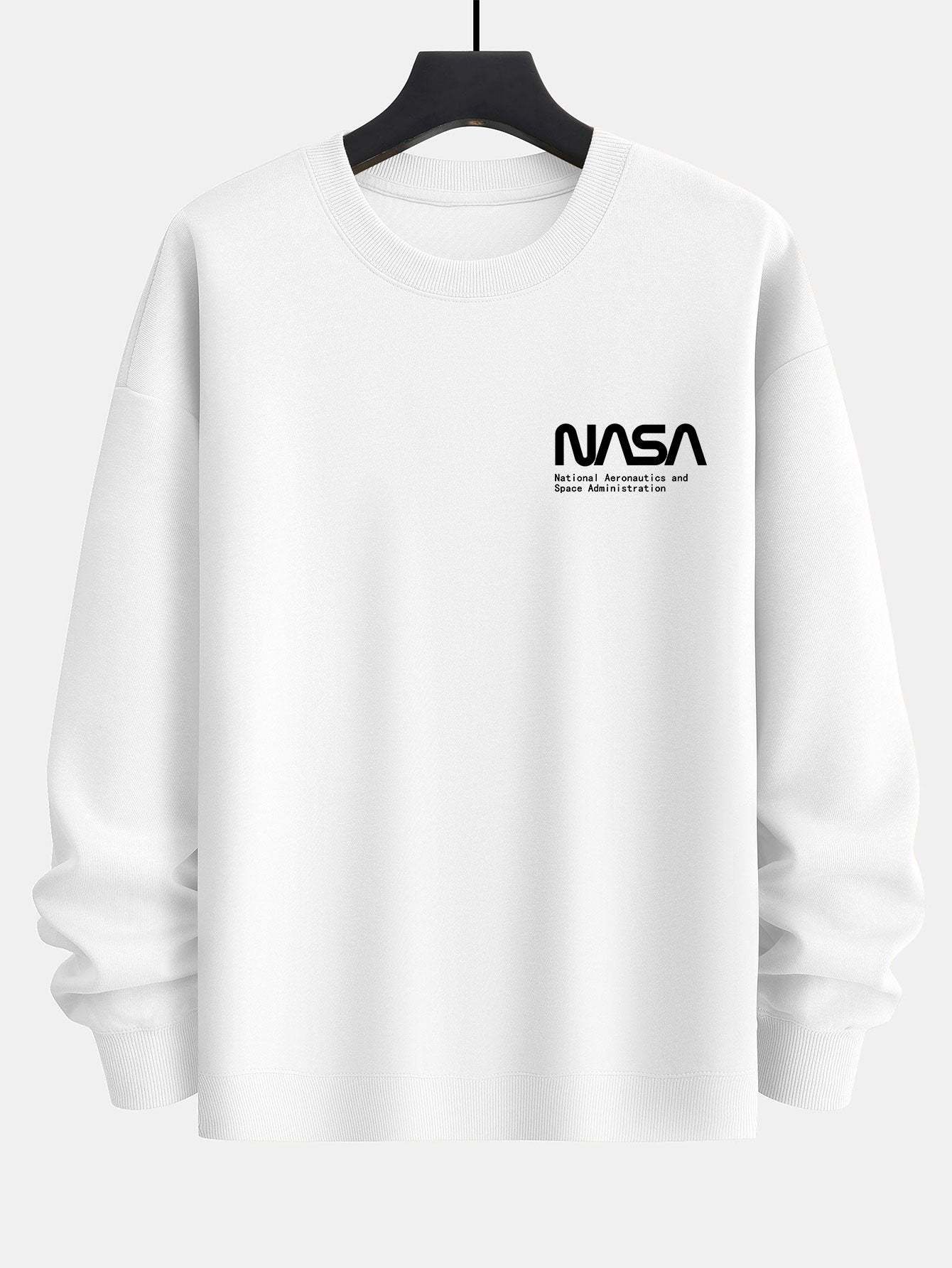 NASA Print Relax Fit Sweatshirt-Mitchell Shoes