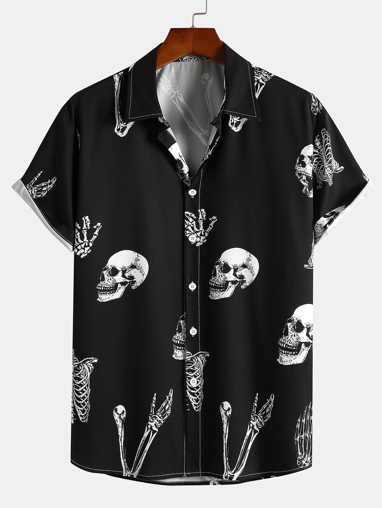 Skull Print Shirt-Mitchell Shoes