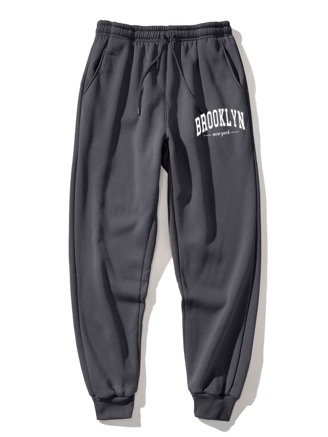 Brooklyn Letter Print Hoodie & Jogger Pants-Mitchell Shoes