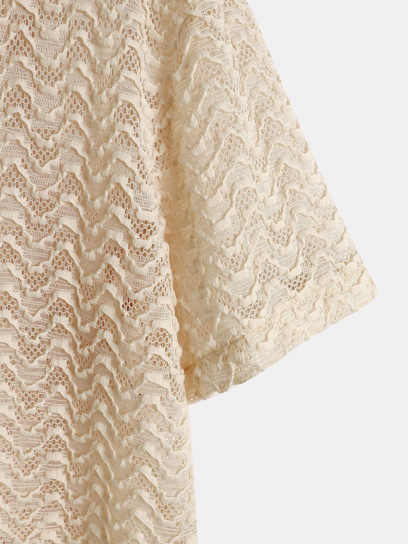 Wavy Jacquard Textured Cuban Shirt-Mitchell Shoes