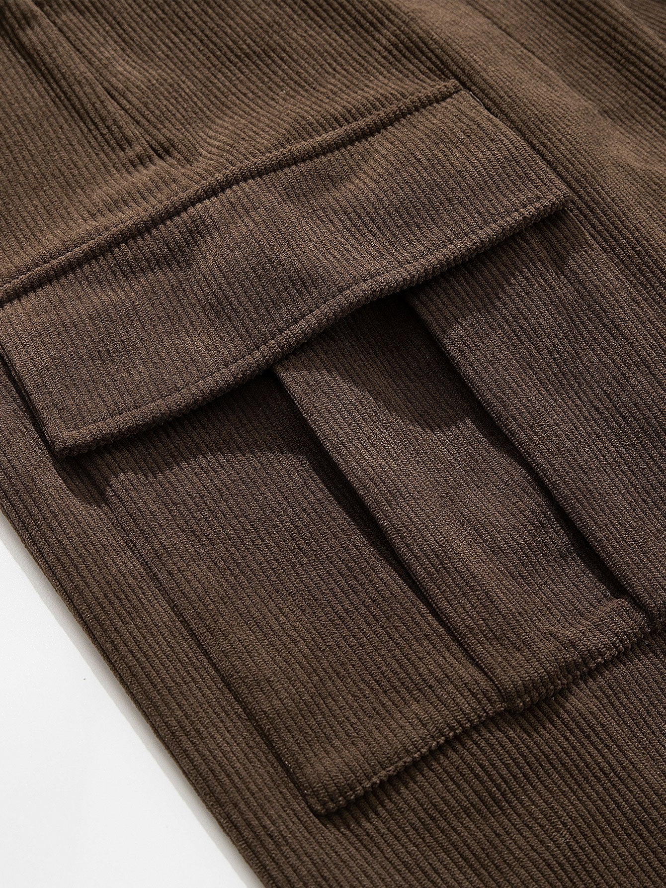 Loose Fit Corduroy Cargo Pants-Mitchell Shoes