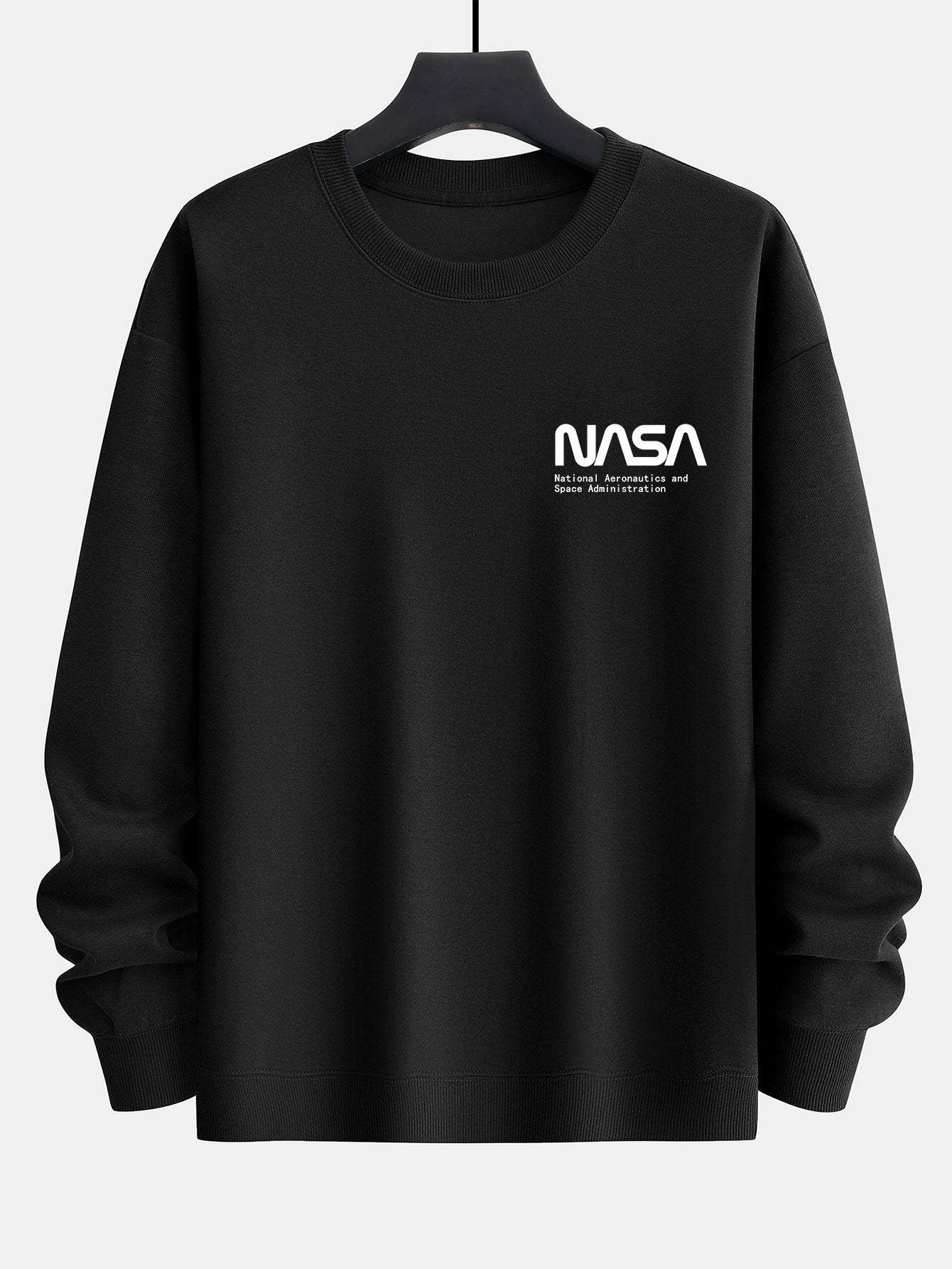 NASA Print Relax Fit Sweatshirt-Mitchell Shoes