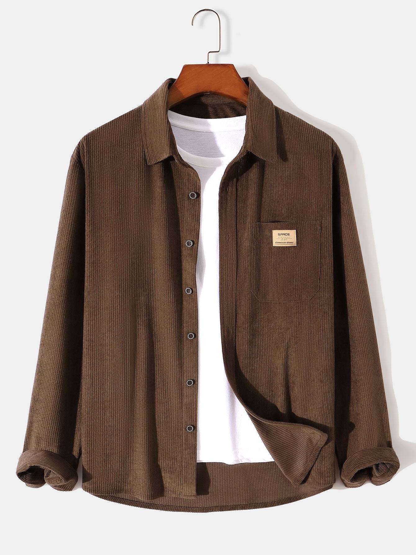 Long Sleeve Corduroy Shirt-Mitchell Shoes