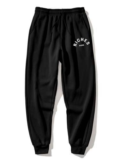 Riches Paris Print Jogger Pants-Mitchell Shoes