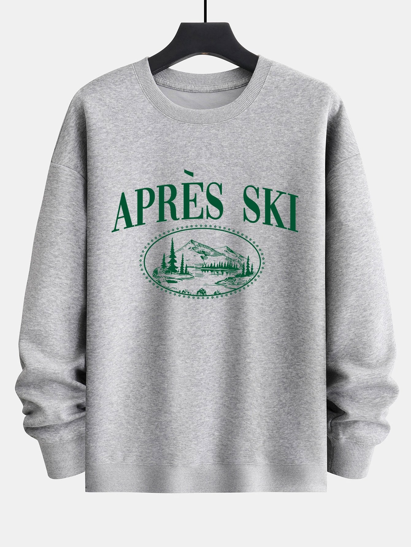 Après Ski Print Relax Fit Sweatshirt-Mitchell Shoes