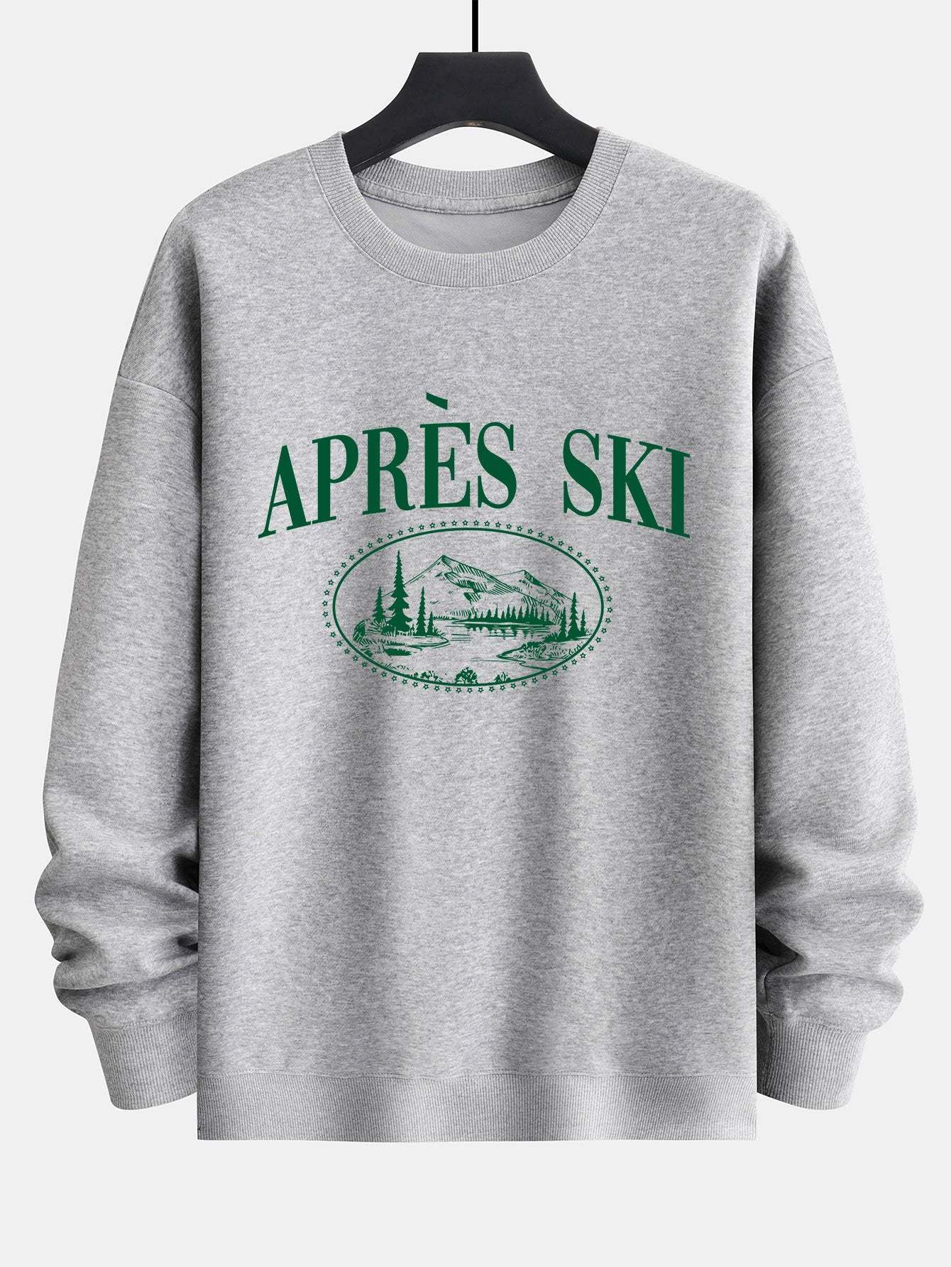 Après Ski Print Relax Fit Sweatshirt-Mitchell Shoes