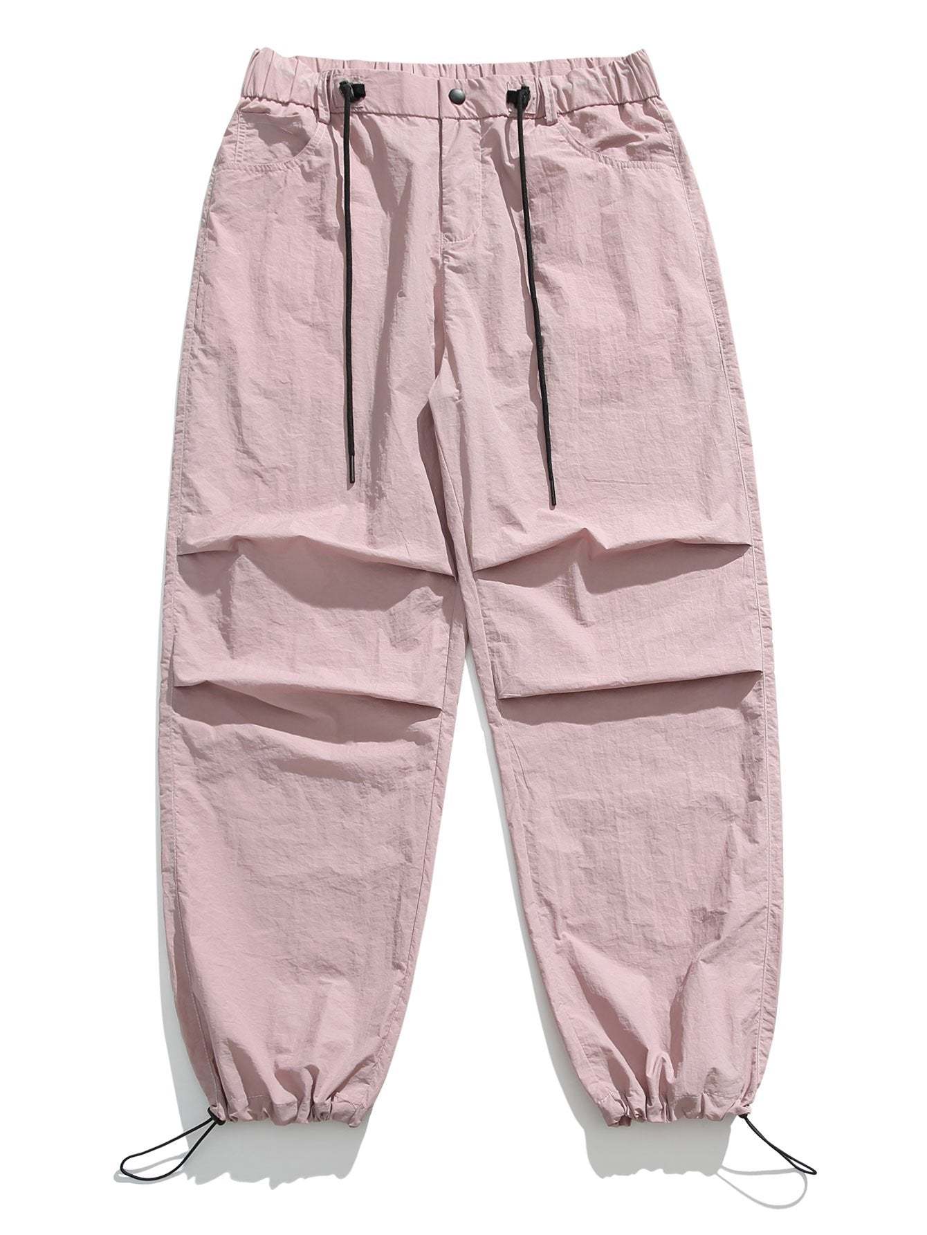 Elastic Waist Parachute Pants-Mitchell Shoes