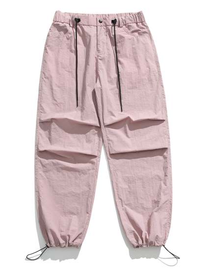 Elastic Waist Parachute Pants-Mitchell Shoes