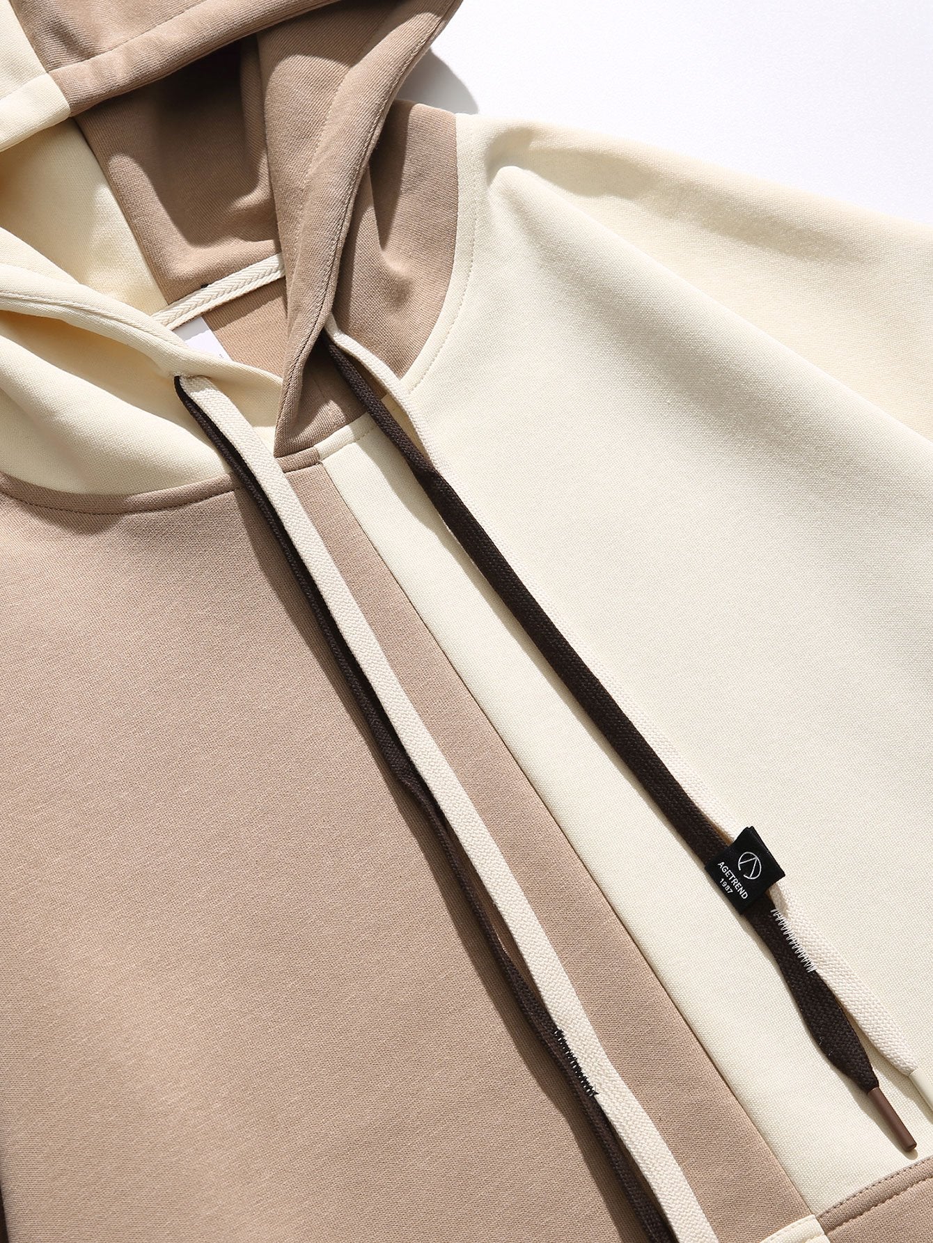 Oversize Color Block Hoodie-Mitchell Shoes