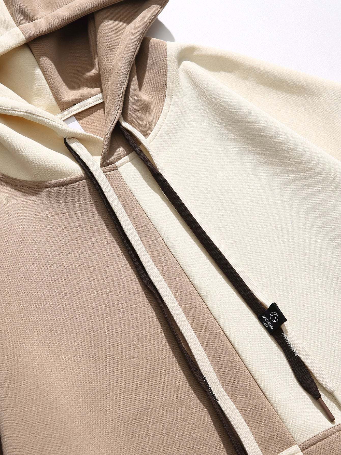 Oversize Color Block Hoodie-Mitchell Shoes