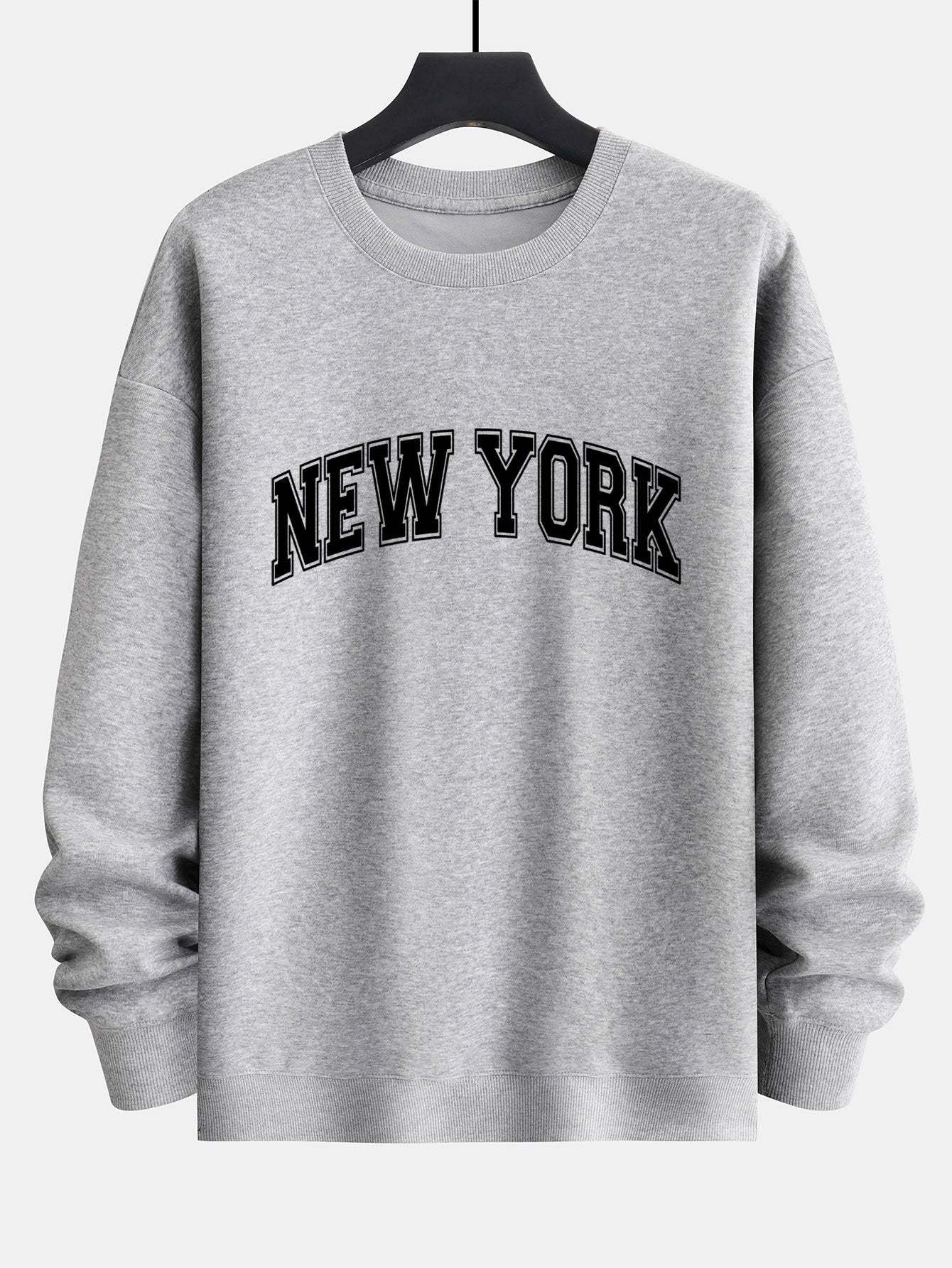 New York Print Relax Fit Sweatshirt-Mitchell Shoes