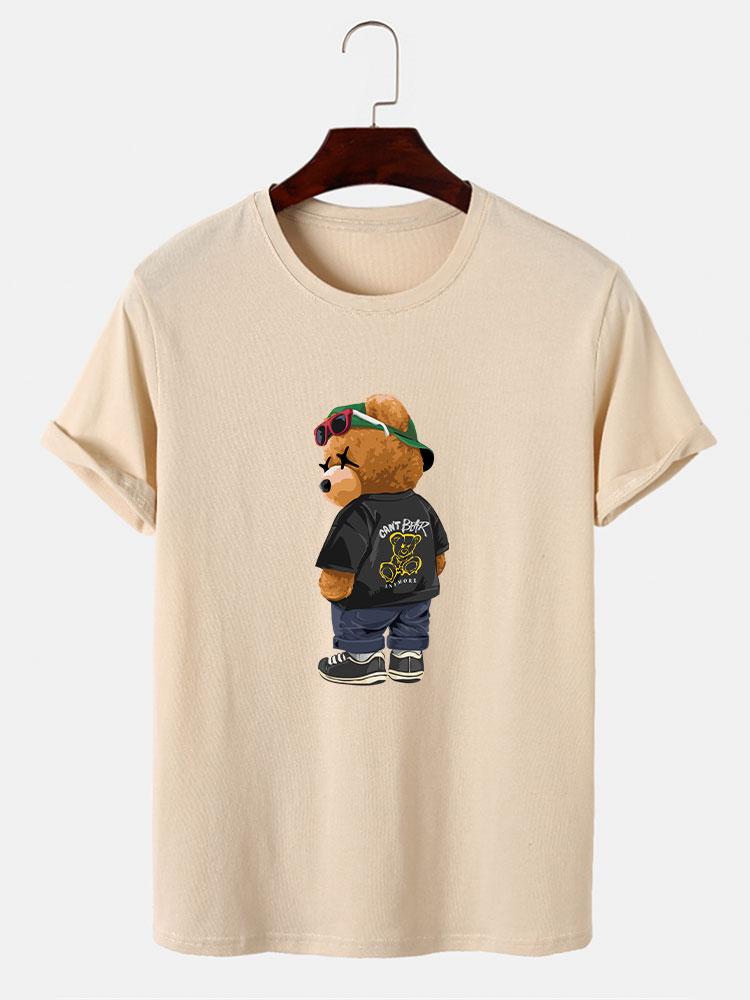 Cool Bear Print T-Shirt-Mitchell Shoes