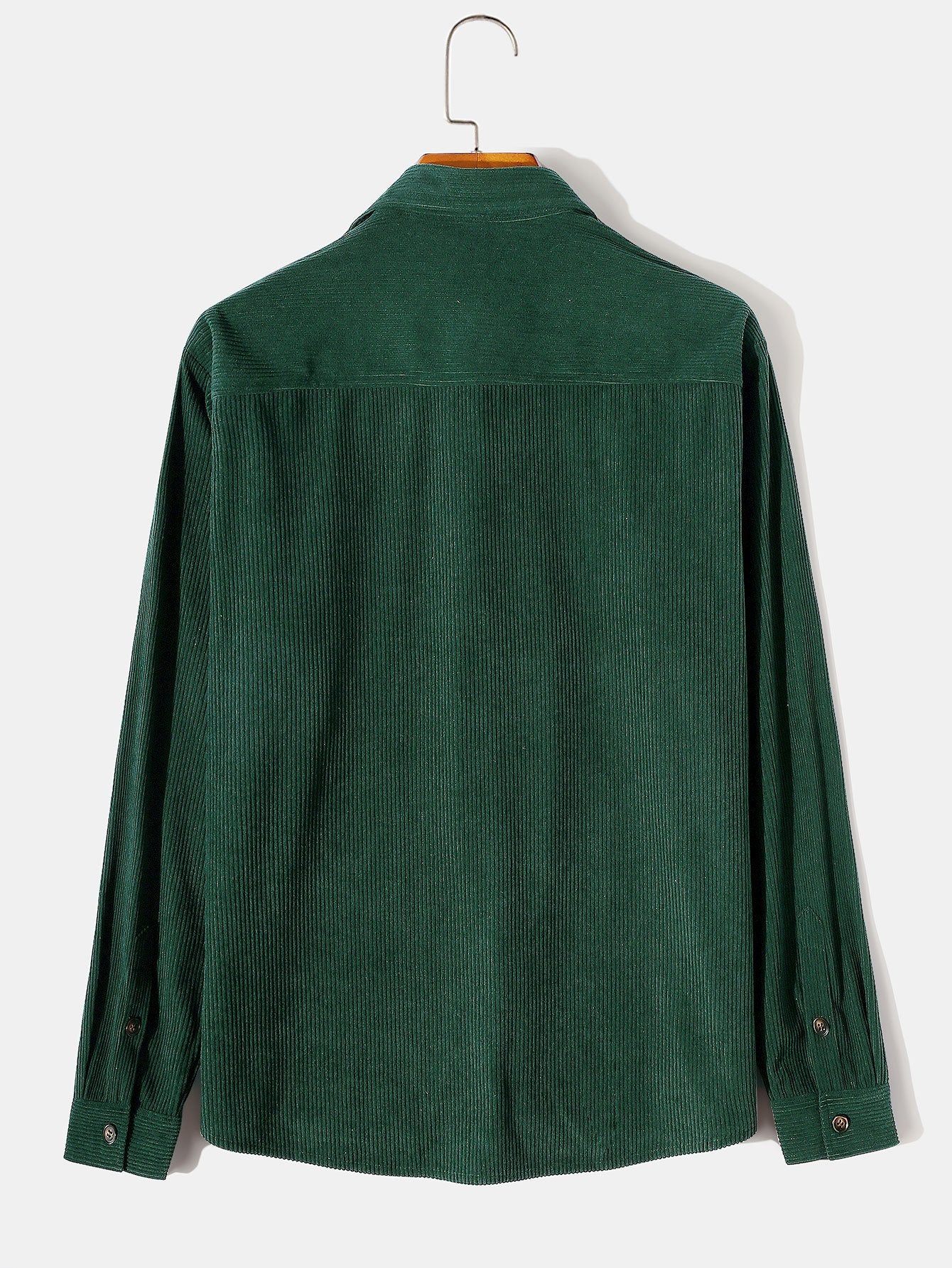 Long Sleeve Button Up Corduroy Shirt-Mitchell Shoes