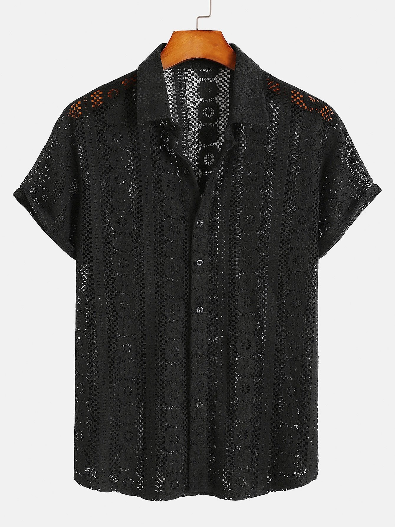 Textured Button Up Shirt-Mitchell Shoes