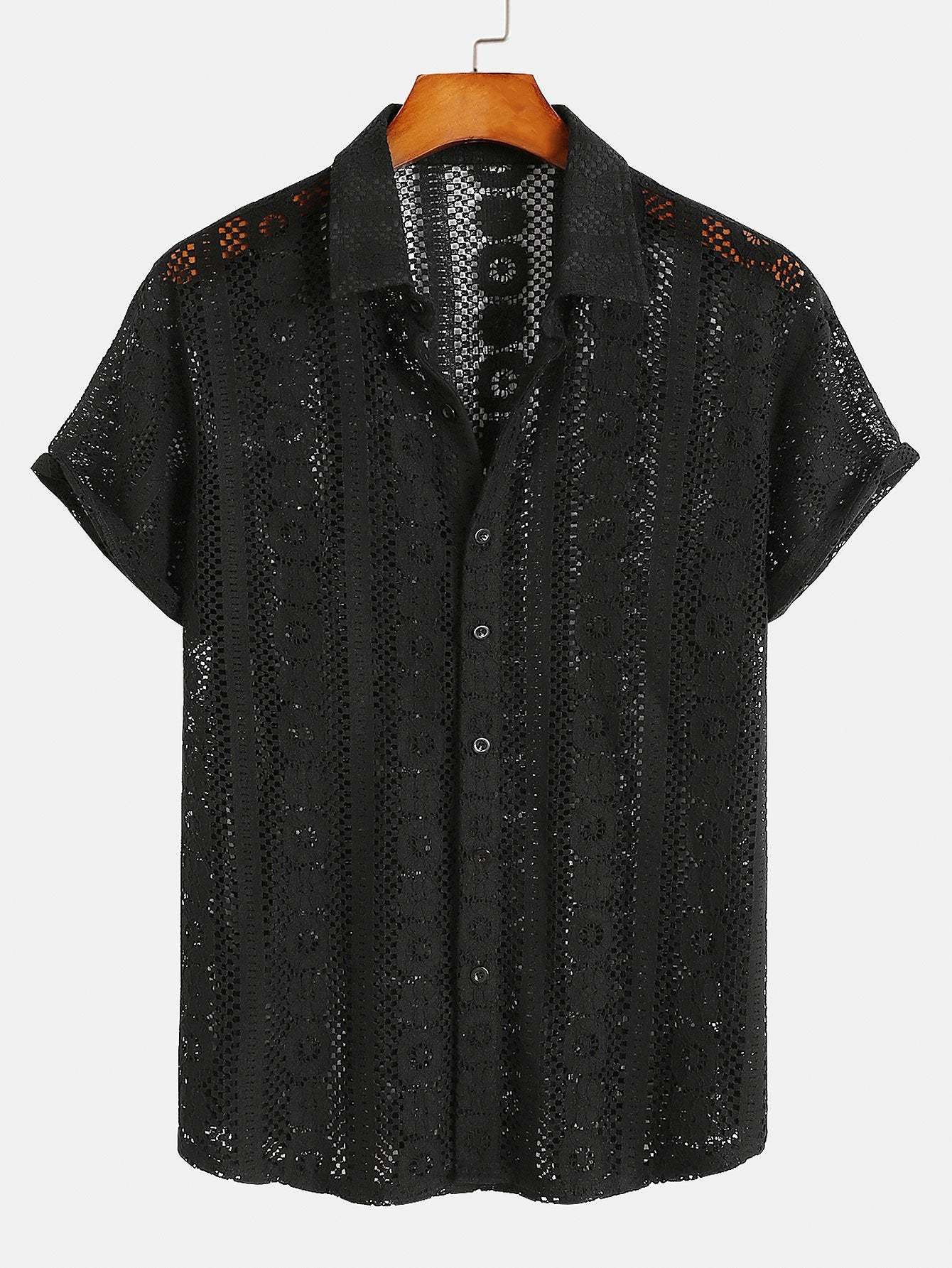 Textured Button Up Shirt-Mitchell Shoes