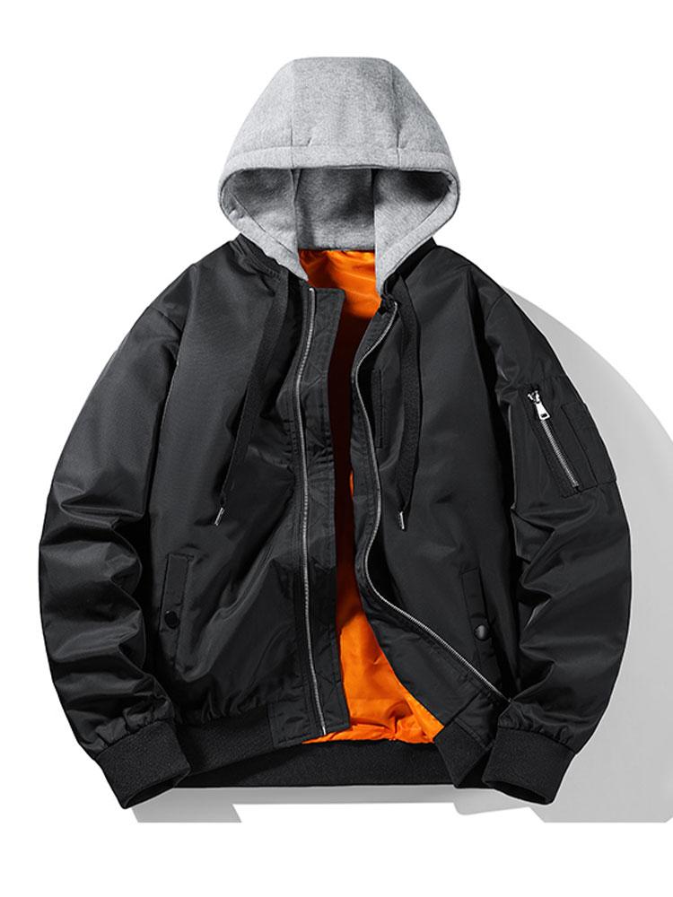 Hooded Bomber Jacket-Mitchell Shoes