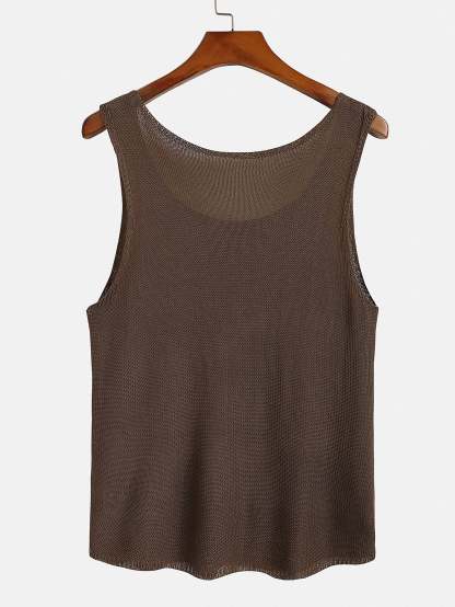 Knit Sweater Tank Top-Mitchell Shoes