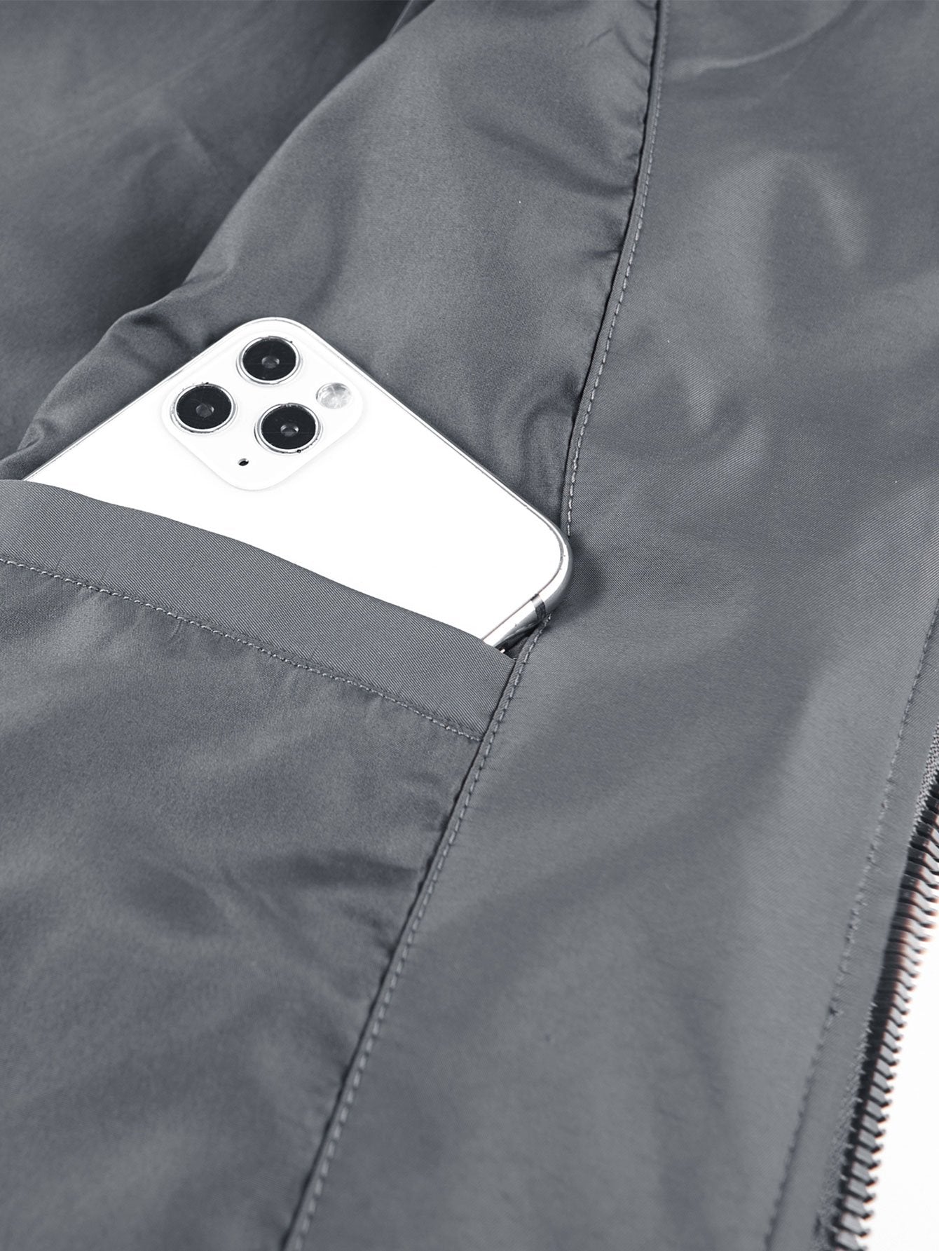 Multi Pockets Bomber Jacket-Mitchell Shoes