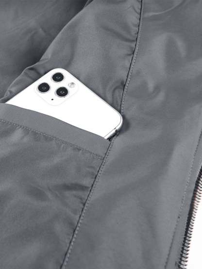 Multi Pockets Bomber Jacket-Mitchell Shoes
