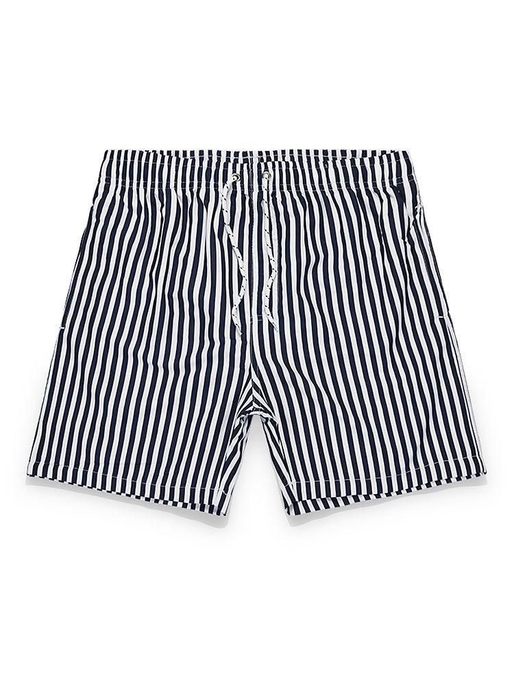 Striped Swim Shorts-Mitchell Shoes