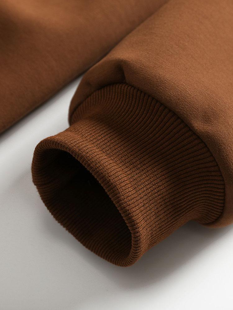 Relax Fit Contrast Polo Sweatshirt-Mitchell Shoes