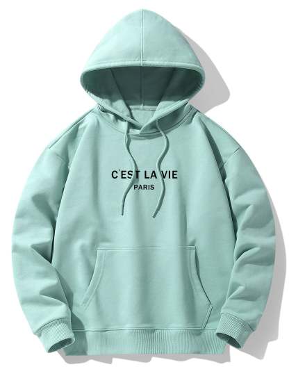 Paris Print Cotton Blend Hoodie & Jogger Pants-Mitchell Shoes