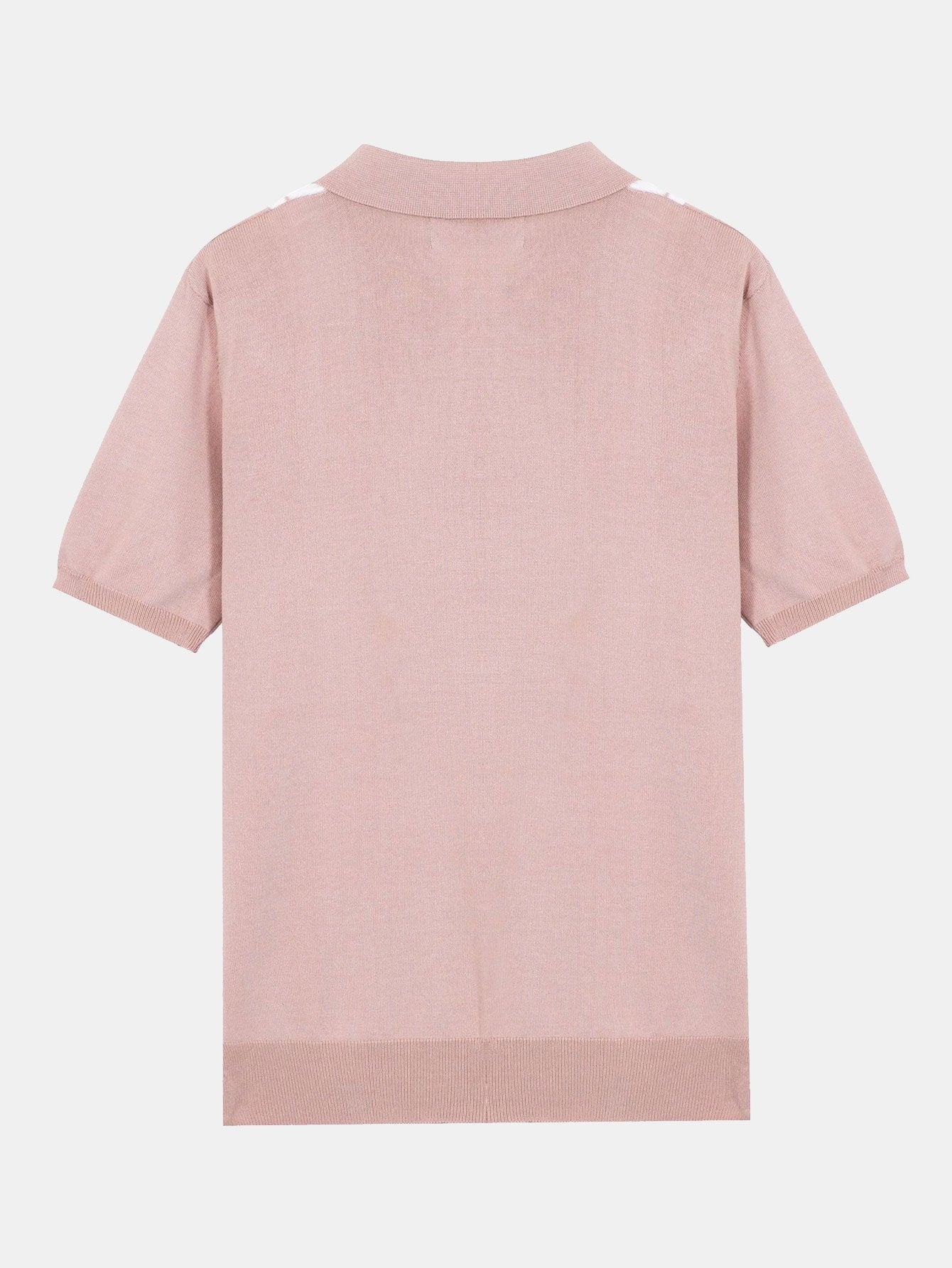 Striped Short Sleeve Sweater Polo-Mitchell Shoes