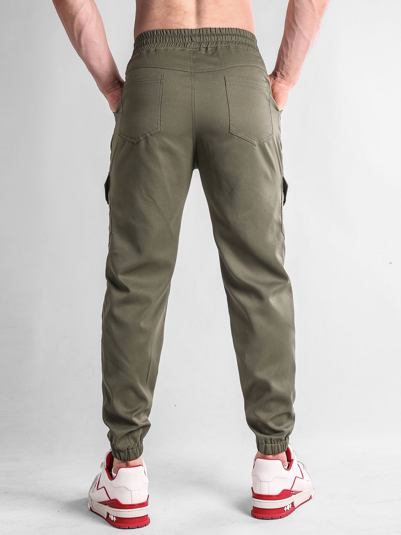 Chino Cargo Jogger Pants-Mitchell Shoes