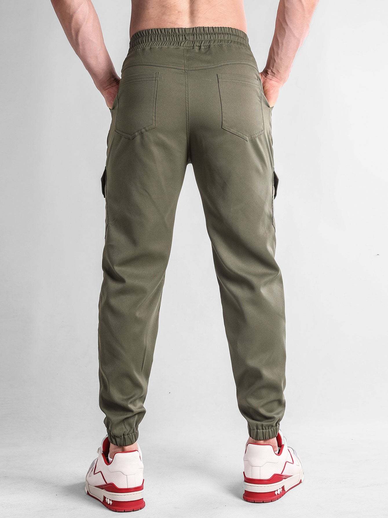 Chino Cargo Jogger Pants-Mitchell Shoes