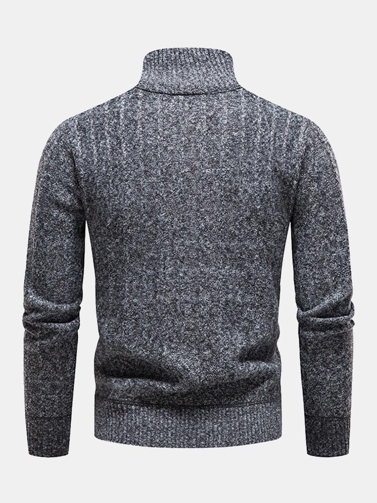 Textured Quarter Zip Sweater-Mitchell Shoes