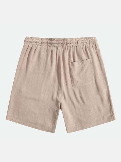 Linen Rayon Blend Shorts-Mitchell Shoes