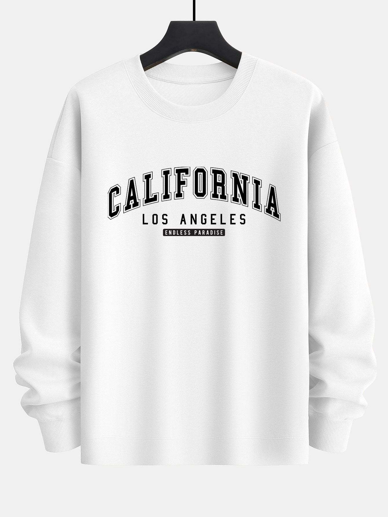 California Print Relax Fit Sweatshirt-Mitchell Shoes