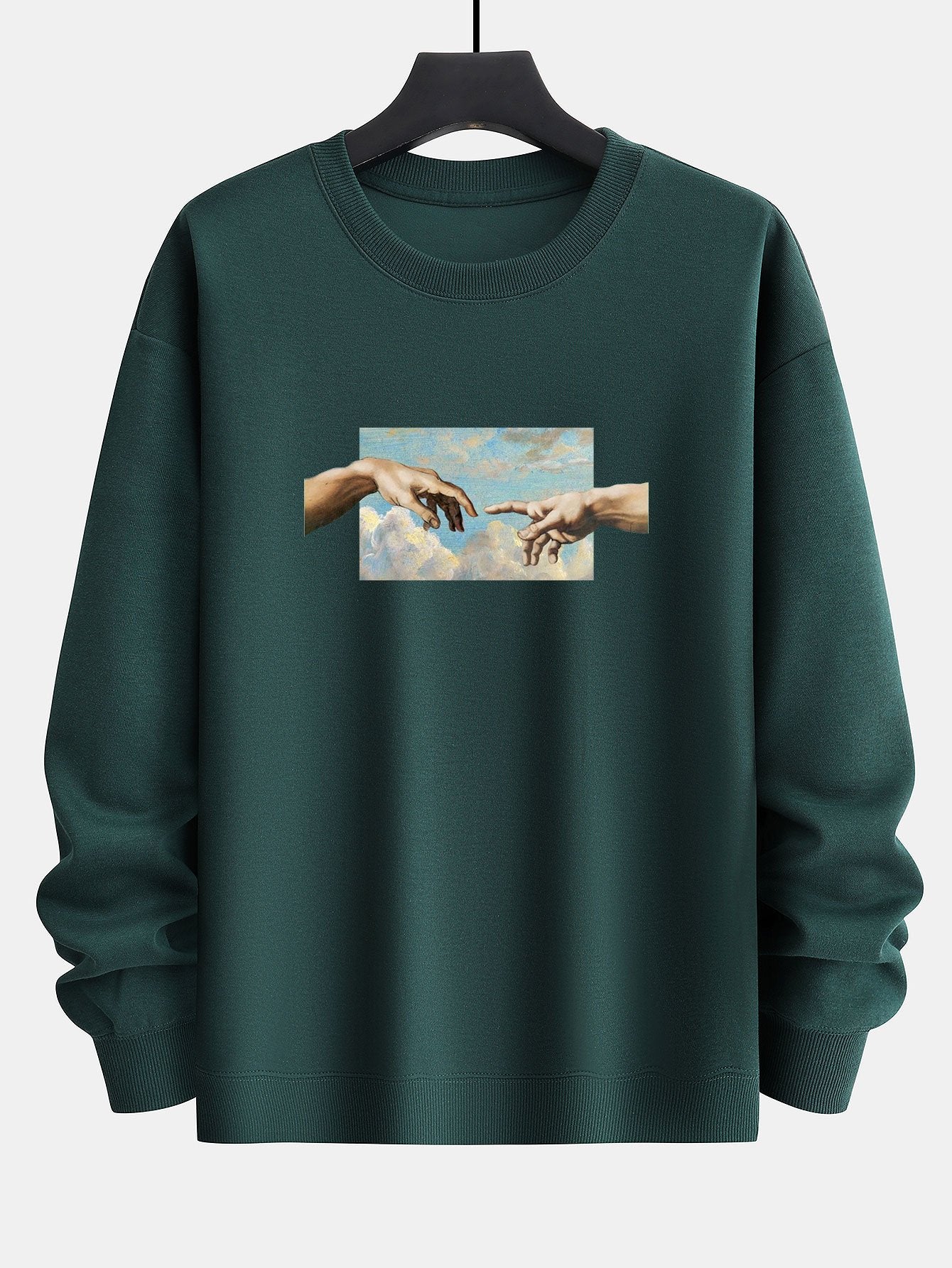 Create Adam Print Relax Fit Sweatshirt-Mitchell Shoes
