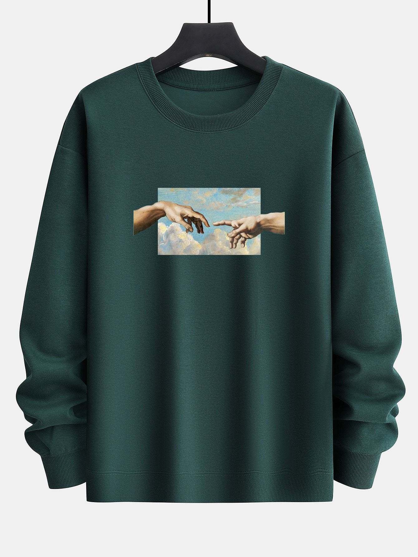 Create Adam Print Relax Fit Sweatshirt-Mitchell Shoes