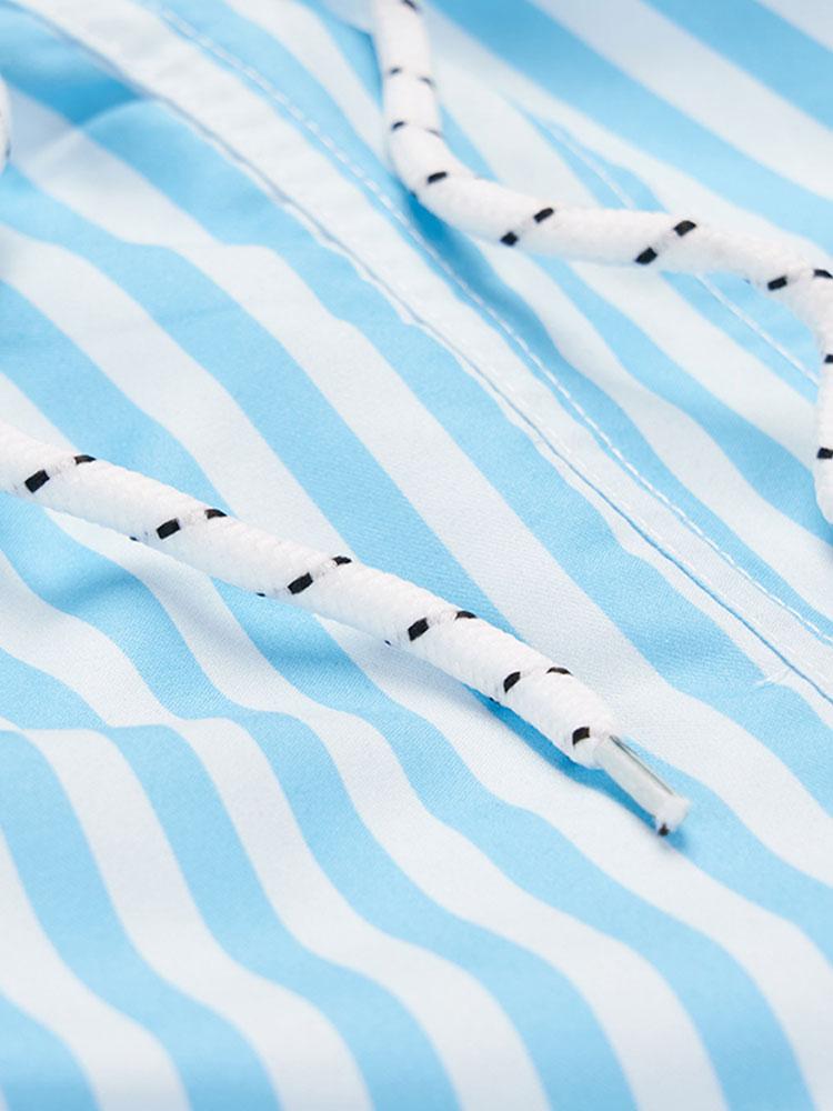 Striped Swim Shorts-Mitchell Shoes