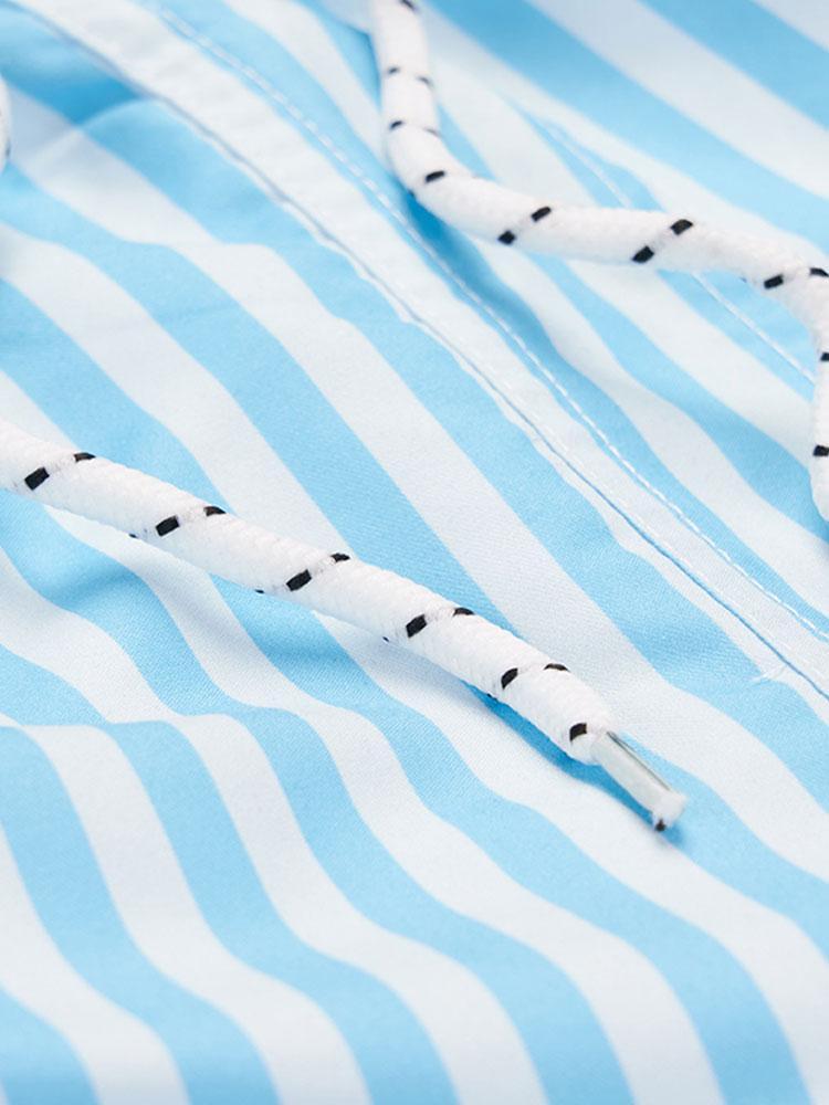 Striped Swim Shorts-Mitchell Shoes