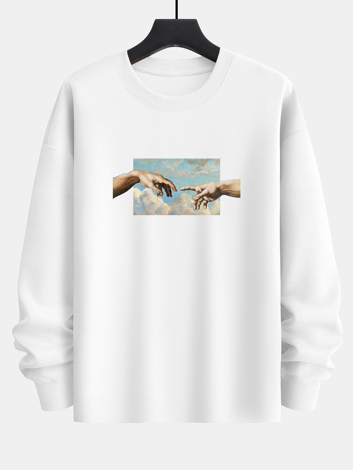 Create Adam Print Relax Fit Sweatshirt-Mitchell Shoes