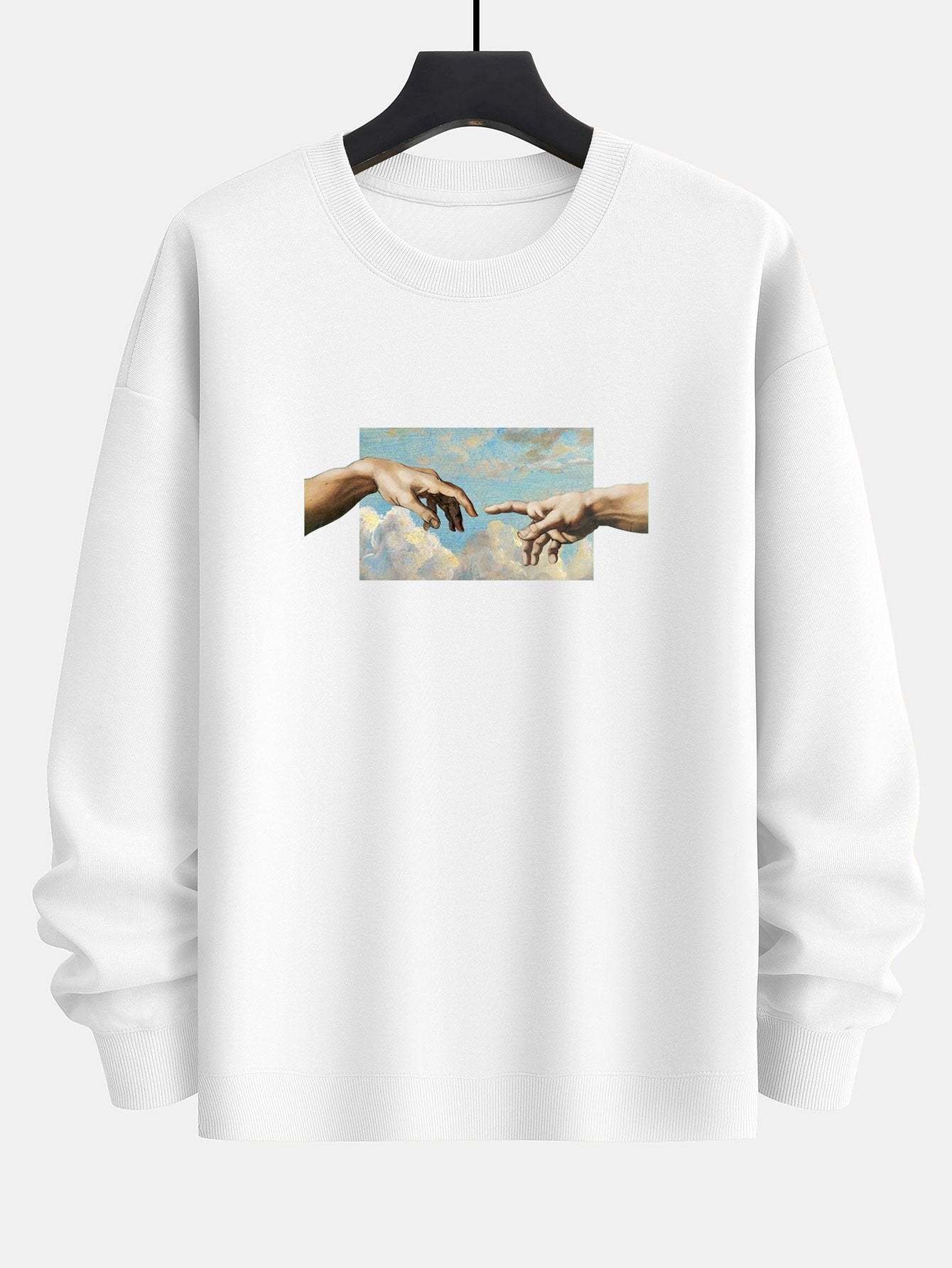 Create Adam Print Relax Fit Sweatshirt-Mitchell Shoes