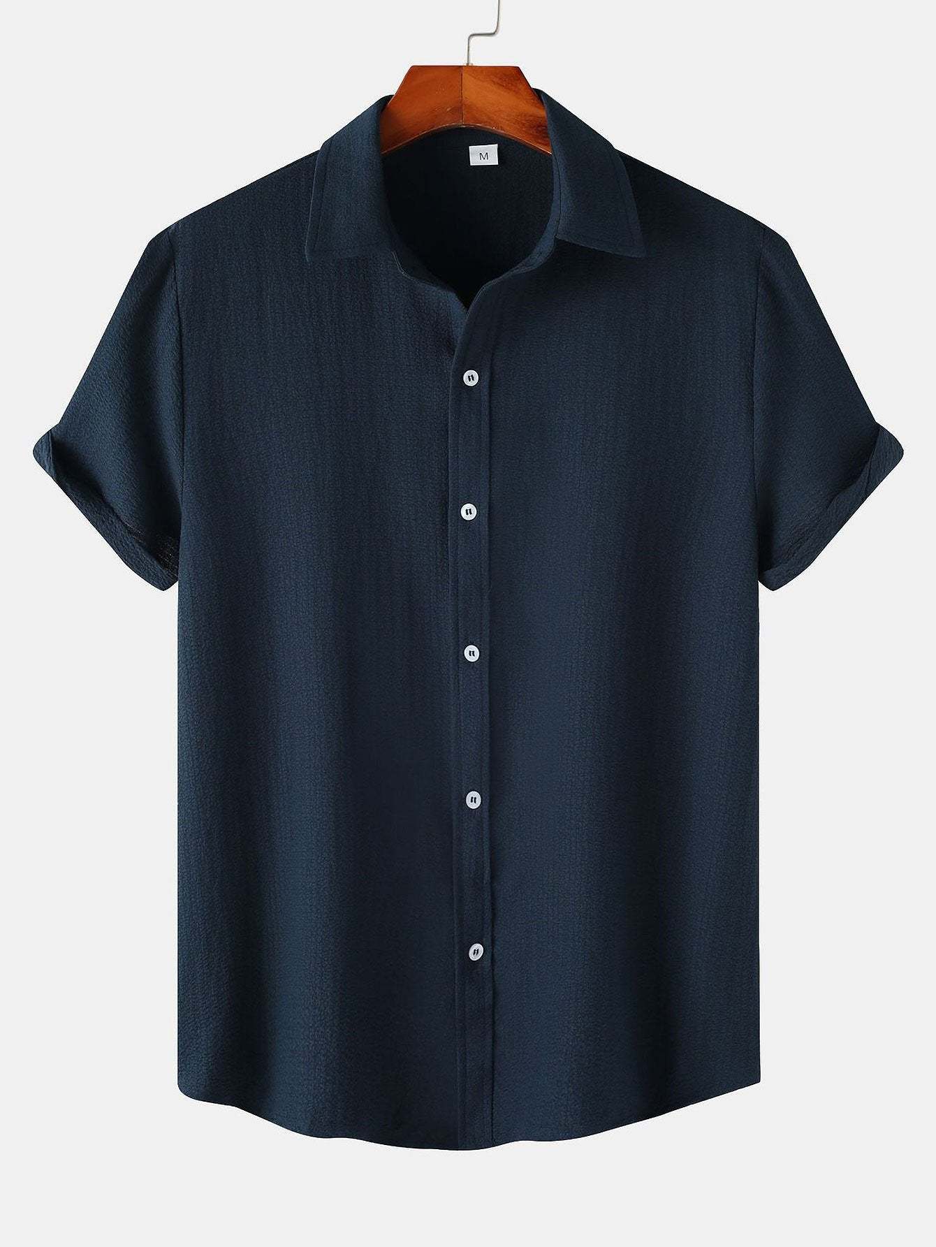 Textured Button Up Shirt-Mitchell Shoes