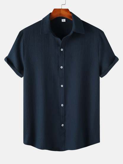 Textured Button Up Shirt-Mitchell Shoes