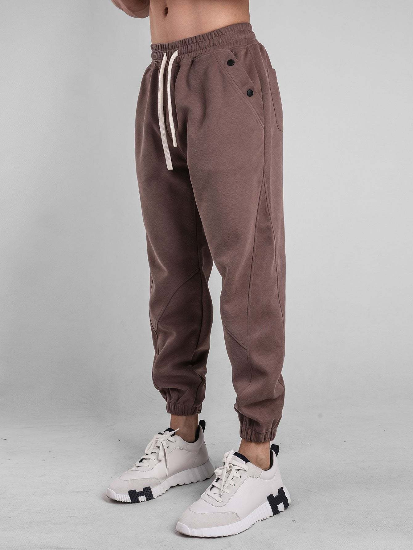 Button Pocket Jogger Pants-Mitchell Shoes