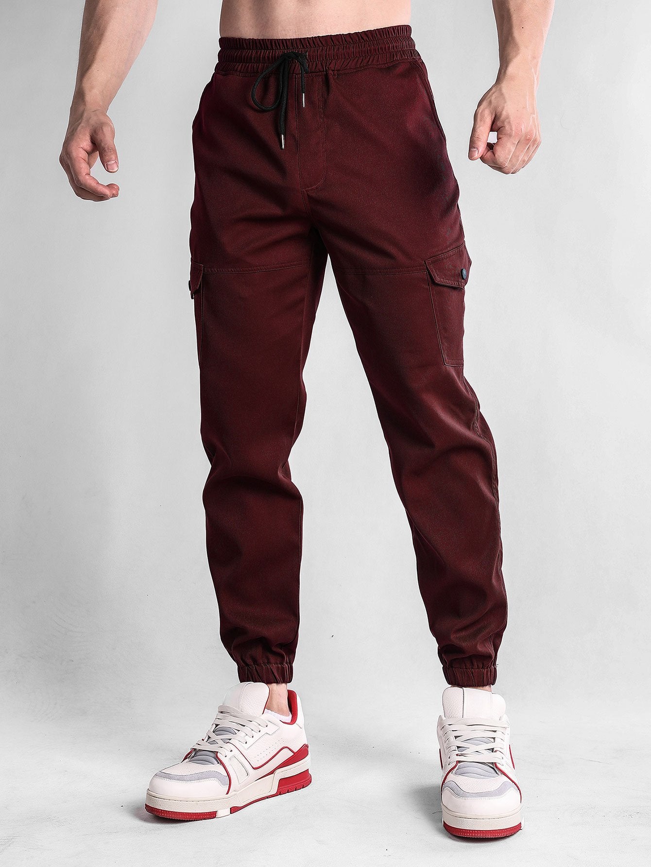 Chino Cargo Jogger Pants-Mitchell Shoes