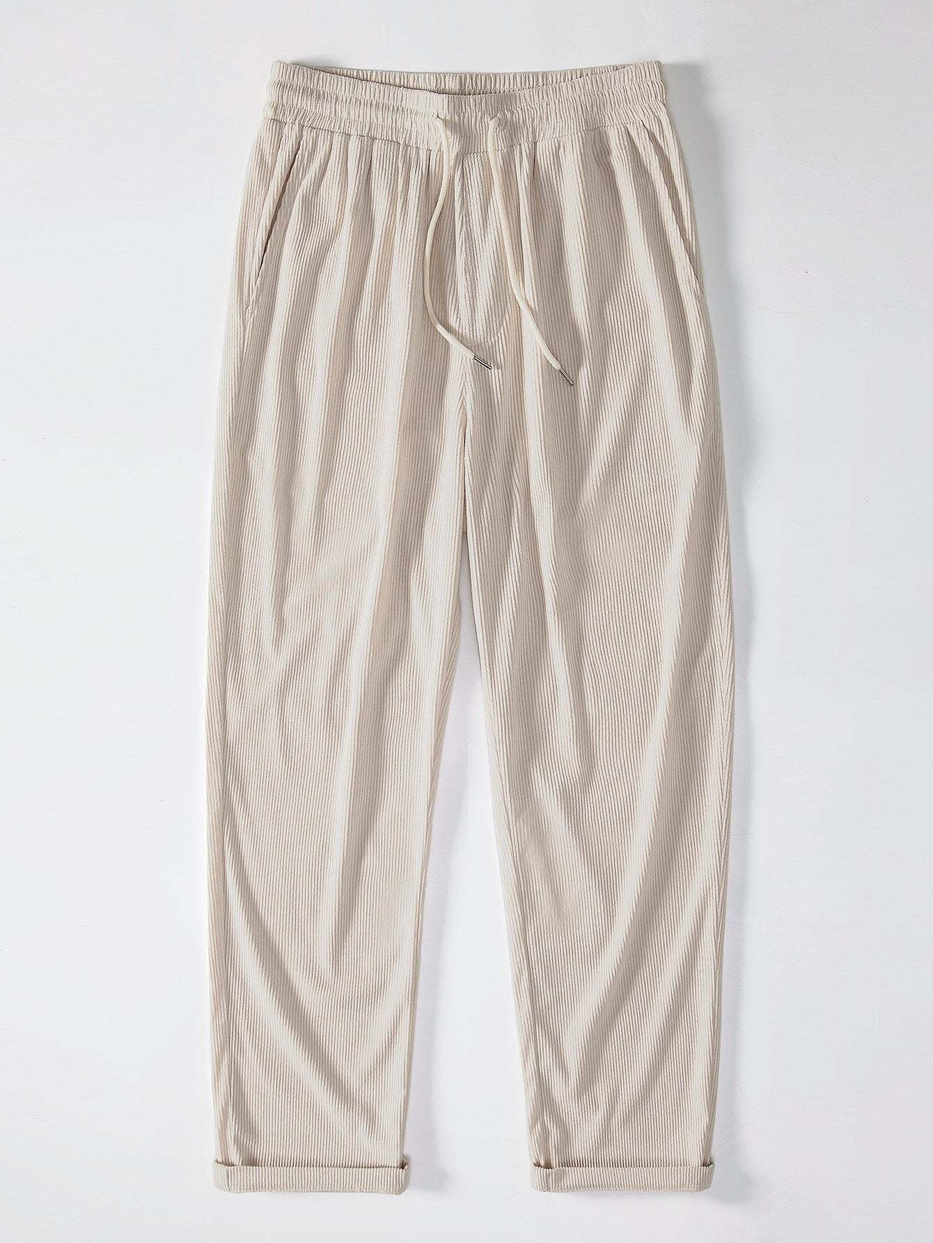 Straight Leg Corduroy Pants-Mitchell Shoes