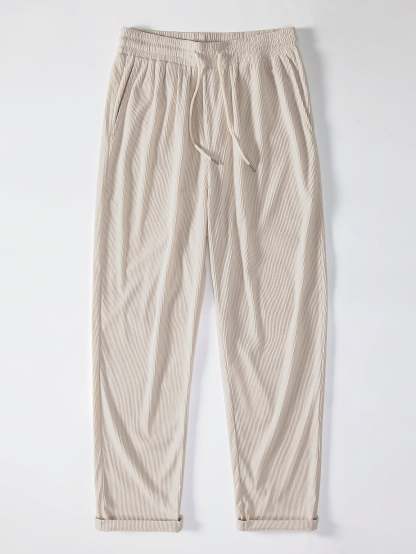 Straight Leg Corduroy Pants-Mitchell Shoes